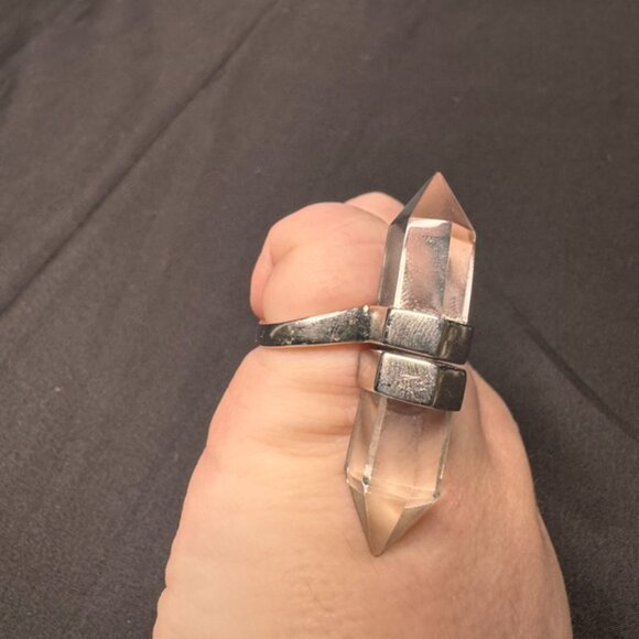 Evil Pawn Jewelry Above/Below Quartz Ring - Picture 6 of 7